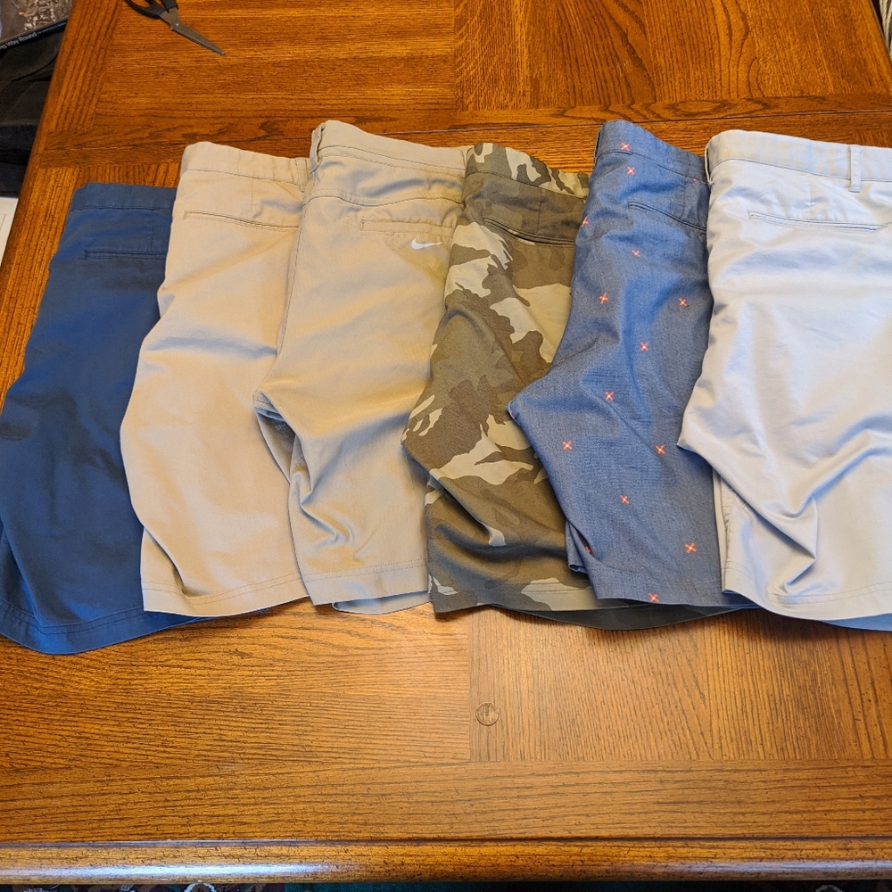 *Lot of 6* Nike golf shorts